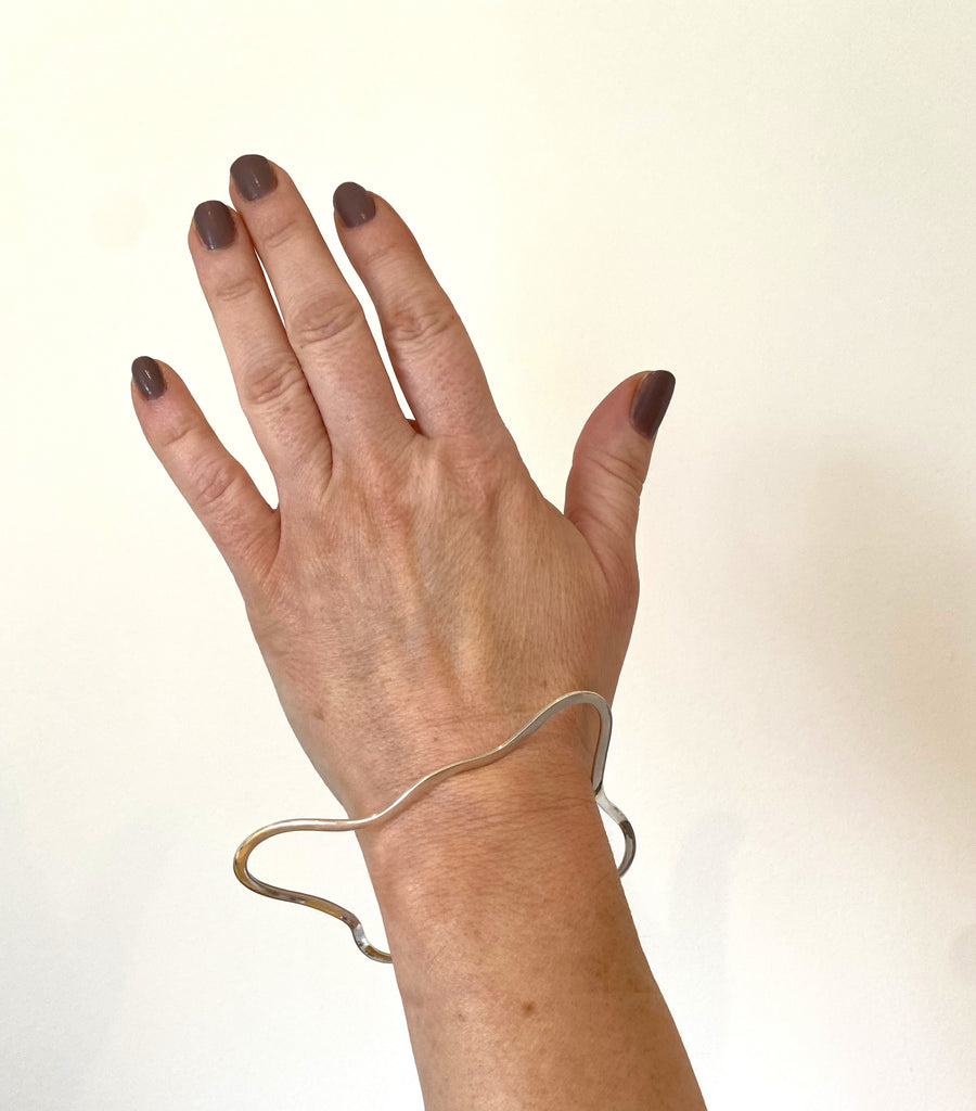 Furusund solid silver bracelet by Viveka Alvestrand Jewellery.
